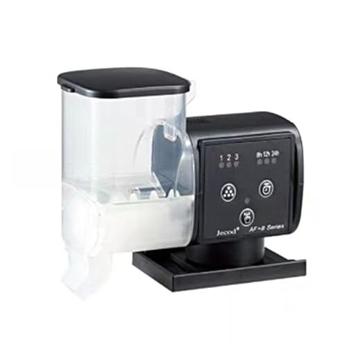 Futterautomat Aquarium 500ml Automatischer Futterspender Fische für Aquarium Fischfutterautomat Automatische Fischfütterung bis zu 9 Mal am Tag