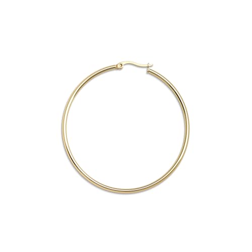 XENOX Basic Creolen - Damen Ohrringe aus hochwertigem Edelstahl 100% Wasserfest X1963G