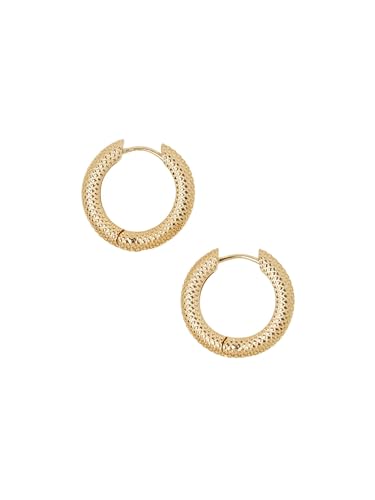 ESPRIT Damen-Creolen 925er Silber One Size Gold 32026120