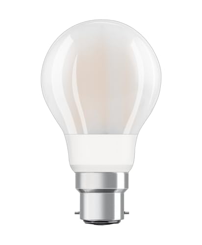LEDVANCE Smarte LED-Lampe mit Wifi Technologie Sockel B22d Dimmbar Warmweiß 2700K Birnenform Matt Ersatz für herkömmliche 60W-Glühbirnen steuerbar mit Alexa Google App 1er-Pack