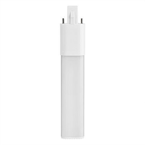 Zerodis Glühbirne 6W 2 Pin LED Kompaktlampe Leuchtstofflampe G23 GX23 Sockel 6000K Horizontale versenkte Röhre Glühbirne White G23