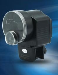 Futterautomat für Aquarium 60ml Automatischer Fischfutterautomat mit Timer Einstellbar Fische Fischfutterspender für Pellets Streifen für Aquarien Glasdicke von weniger als 3 5 cm