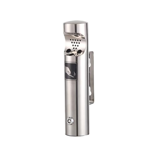 LICONG 2020 Outdoor Street Wand montiert Zigarette Zylinder öffentlichen Raucherbereich Asche Säule Aschensäule Silver