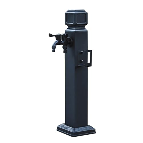 Generisch Schlauchhalter aus Edelstahl 95 cm hoher freistehender Hydrantenhahn wetterbeständige vertikale Gartenwassersäule für langlebige Garten- und Hofnutzung