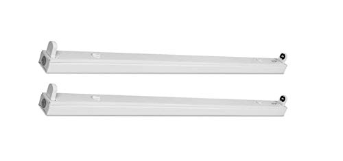 2 x LED Röhrenhalterung Fassung für eine 120 cm T8 G13 LED Röhre - als Ersatz für Leuchtstoffröhrenhalter - RH120-1 LED