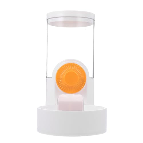 CHICAMPERA Automatischer Verschleißfester Hänge futterspender für Welpen und Katzenkäfige Sicherer Transparenter Haustier futterautomat Einfache Montage Praktisch für Hunde und Kleine