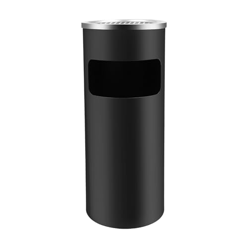 Kaichenyt 201 15L Mülleimer mit Herausnehmbarem Inneneimer 25 25 61 cm Schwarz