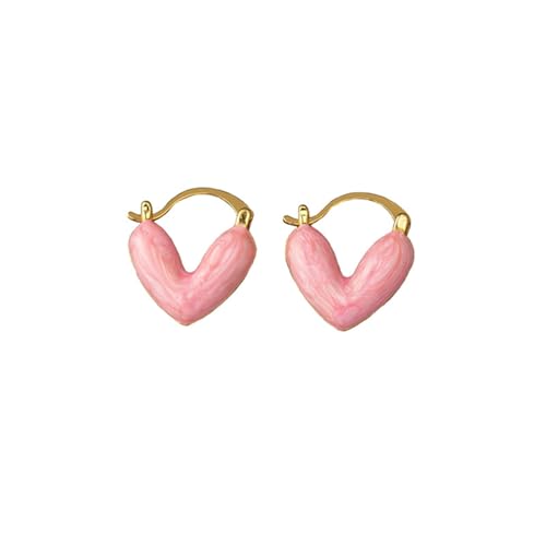 Himmlische Ohrringe Stud Earrings For Women Tiny Opal Screw Back Earrings Birthstone Cartilage Earring Stud Tragus Piercing Earring Dainty Jewelry Ohrringe 585 Creolen Pink One Size
