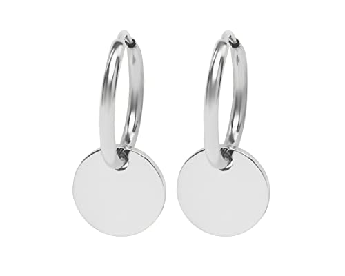 Nuoli Coin Kreolen Durchmesser 12mm Mädchen