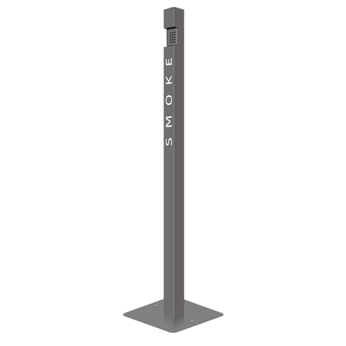  fürßenbereich gewerbliche Zigarettenentsorgung Rauchlöscher Mülleimer für Zuhause Büro langlebiger Zigarettenstummelsammler grau