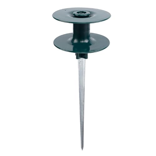 Abaodam Gartenschlauch Führungsspieß Kunststoff Mit Rolle Gartenschlauchhalter Für Rasen Und Garten Stabiler Erdspieß Zur Schlauchführung Installieren Wasserleitend