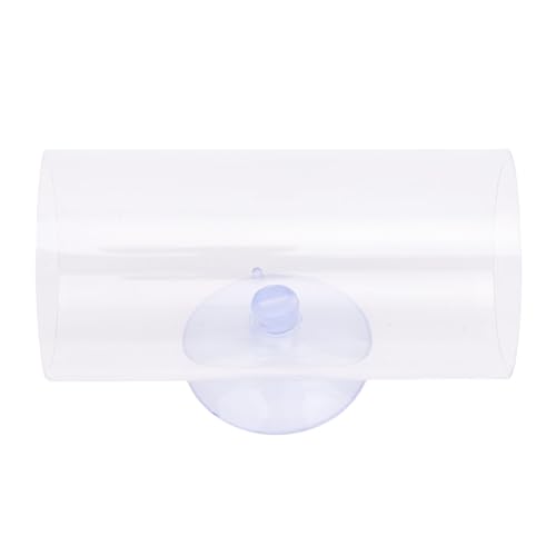 Tomantery Betta-Fischtunnel Robustes Transparentes Hohlrohr für Ruhende Aquarien Zubehör für Betta-Fisch-Ruheraum S