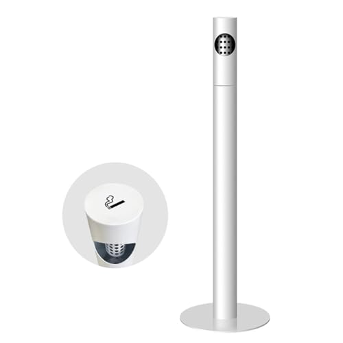 Standaschenbecher für den Außenbereich Edelstahl Zigarettenbehälter für Terrasse Büro Zuhause Restaurants leicht zu reinigen