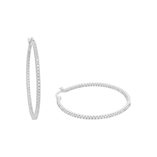 Amor Creolen Damen onesize Silber Kommt in Geschenk Box