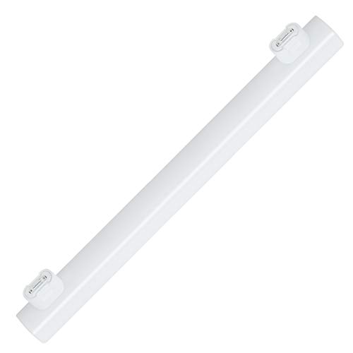 Proventa LED-Linienlampe 30cm - 2 Sockel S14s - 2700K warmweiß - energiesparende LED-Röhre für Spiegel- Wandbeleuchtung - langlebig flackerfrei - Ersatz für LINESTRA Leuchtstofflampen
