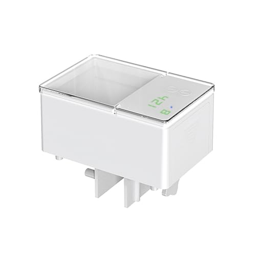 Automatischer Fischfutterautomat 150ml Feuchtigkeitsbeständig Präzisionsfütterung Fischfutter Automatischer Urlaubs Futterautomat mit LED Timer zum Füttern von Fischen und Schildkröten
