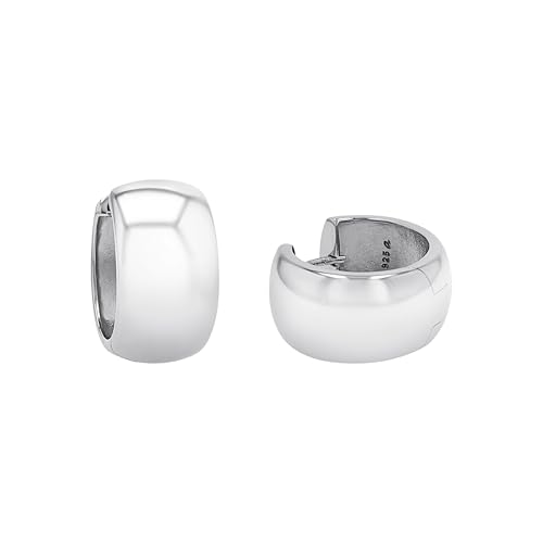 Amor Creolen 925 Sterling Damen Ohrschmuck 2 cm Kommt in Schmuck Geschenk Box 9926640