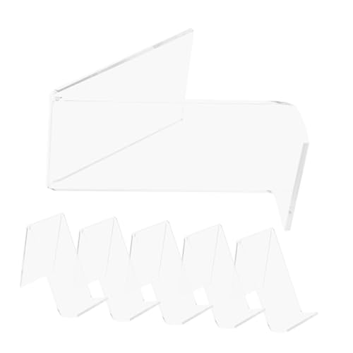 TOPPERFUN 6 Stück Transparente Kinderschuhständer Aus Stabilem Acryl Kompakte Schuhpräsentation Für Kinder Und Freizeitschuhe Vielseitiges Schuhregal Für Zuhause Und Einzelhandel