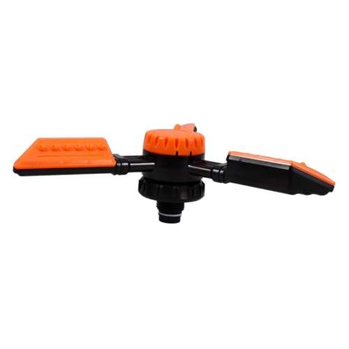 Yardwe Sprinklerkopf Zurässerung Und Befeuchtung Rasensprenger Für Für Drehbarer Wassersprinkler Einstellbare Gemüsestreuer Gartenbedarf Abs Orange