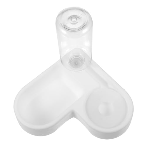 ARTSEWPLY Futter Wasserspender für Transparentem Wasserbehälter Leicht zu Reinigen Wasserkontrollierend Multifunktionaler für Haustierbedarf Zuhause