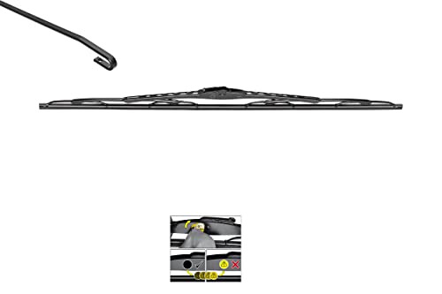 VALEO Silencio Wischer - VM20 - Ganzjahres-Wischer langlebig und widerstandsfähig für konventionelle Windschutzscheibenwischer 650mm - Vorne - Beinhaltet 1 Wischblatt - 574145