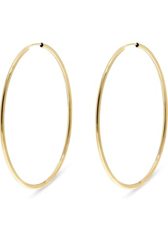 CHRIST Damen-Creolen 375er Gelbgold One Size 89115515