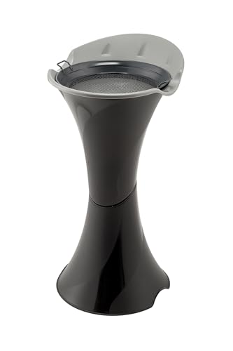 Bama Smoking Aschenbecher mit Sieb und Sand Schwarz