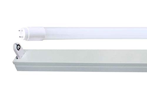 Besolis 90 cm LED Röhre T8 G13-14 Watt - 300 AUSSTRAHLUNG - 1890 LUMEN - Tageslichtweiß Kaltweiß 6000 Kelvin 1 x LED Röhrenhalter weiß ersetzt 24 W 30 W Leuchtstoffröhre