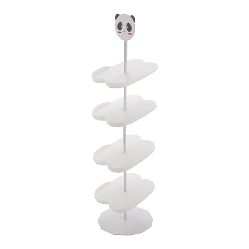 Colcolo für 5 lagiger stehender Schuh Organizer für Schlafzimmer Flur Eingangsschrank Dekor Weiß