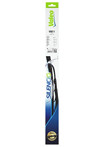VALEO Silencio Wischer - VM19 - Ganzjahres-Wischer langlebig und widerstandsfähig für konventionelle Windschutzscheibenwischer 630mm - Vorne - Beinhaltet 1 Wischblatt - 574144