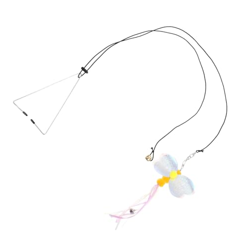 LIOOBO Hängendes Verschleißfestes Katzenspielzeug Für Zuhause Interaktives Teaser Butterfly-ersatzköpfen Für Aktive Kätzchen Bewegung Und Spielverhalten