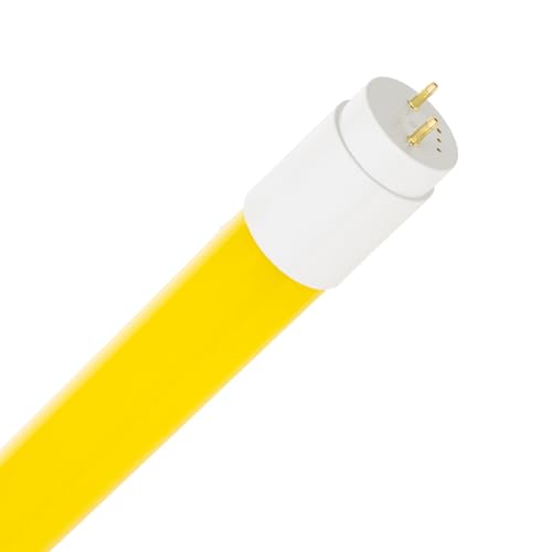 LEDKIA LIGHTING LED Röhre T8 G13 120cm Polycarbonat mit verschiedene Farben 18W Individuell Gelb G13 T8