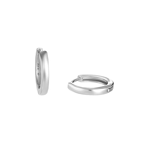 Amor Creolen 925 Sterling Silber Damen Ohrschmuck 1 3 cm Silber Kommt in Schmuck Geschenk Box 9189816