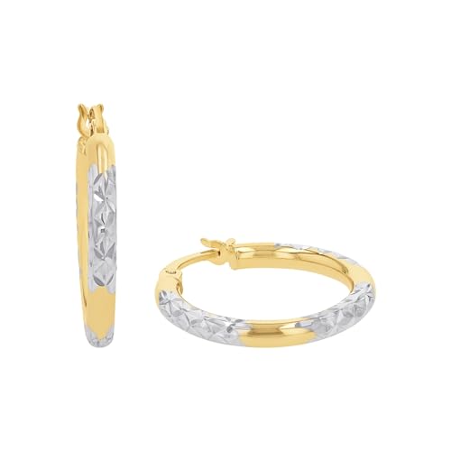 Amor Creolen Damen Ohrschmuck 2 cm Bicolor Kommt in Schmuck Geschenk Box 9073573