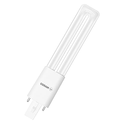 OSRAM DULUX S9 LED Lampe für G23 Sockel 4 Watt 550 Lumen Kaltweiß 4000K Ersatz für herkömmliche 9W Dulux Leuchtmittel 1 Stück 1er Pack