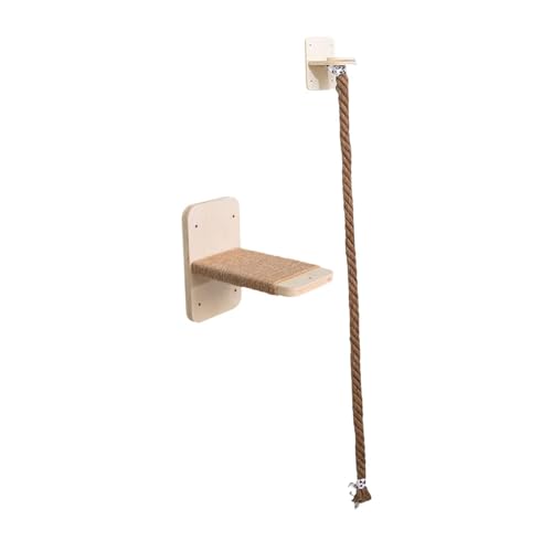 Fonowx Katzenwandregal Kratzpost Apartment Katzenbaum Zum Ableiten von Ruheschlafen