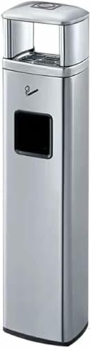 Wandaschenbecher Edelstahl Standaschenbecher mit abnehmbarem Design für Raucherbereiche im Innen- und Außenbereich