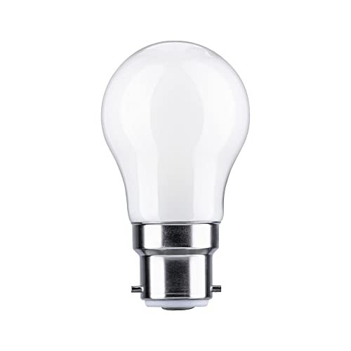 Paulmann 28896 LED Lampe Tropfen B22d 470lm 4 7 Watt dimmbar Leuchtmittel Opal 2700 K B22d