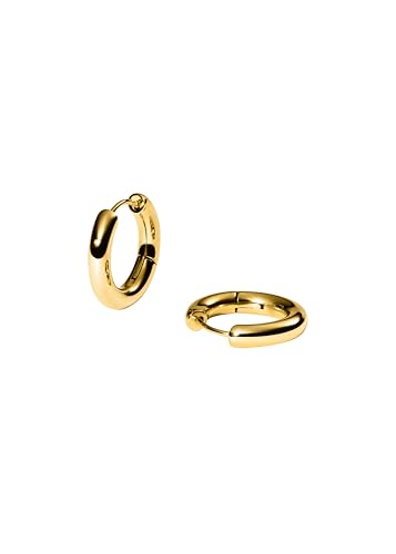  Small Glamorous Scharnierverschluss 14K vergoldet Silber oder Ros 21 mm Durchmesser für Curated Ear Look Alltags Schmuck   wasserfest