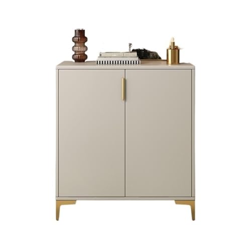 ZKALQECNF Schuh Regal Schuhschrank for den Eingangsbereich Schlichtes modernes Design weißer Aufbewahrungsschrank for Flur größe 60cm