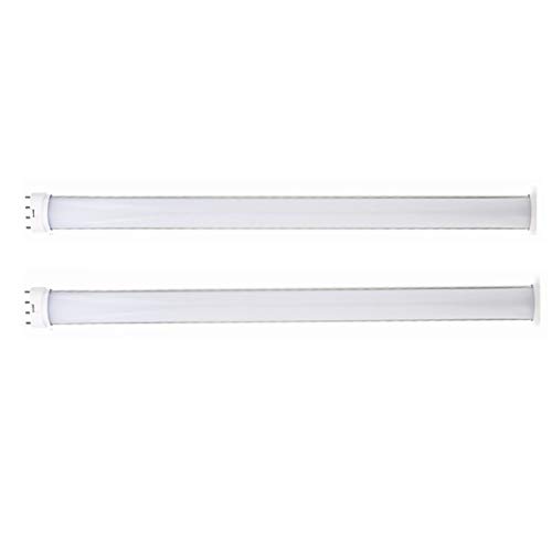 ANTYX 25W Licht 21 3 Zoll Horizontal Plug PL for 45W Leuchtstofflampen Ersatzlampe Entfernen oder Überbrückung des Vorschaltgeräts AC85 265v 2 Pack Farbe Warmweiß