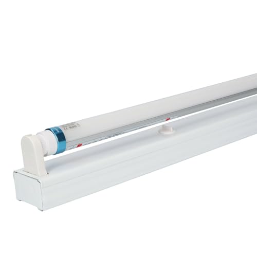HOFTRONIC - LED Röhrenlampe T8 G13 150cm 25 Watt 3500lm 3000K Warmweiß 140lm W IP20 Flimmerfrei Leuchtstoffröhre Energiesparlampen Bürobeleuchtung für Garage Konferenzraum Büro Schule Restaurants