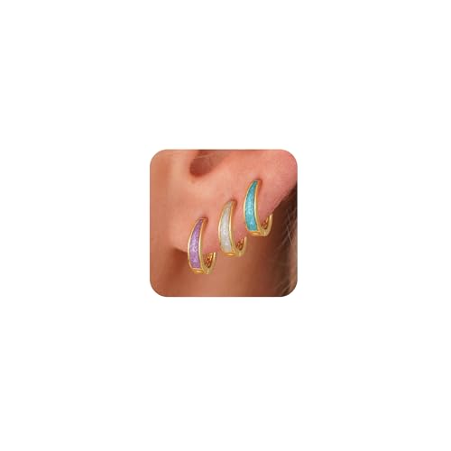 VIROMY für 14 Karat Vergoldete Farbigen Steinen für Mehrere Piercings Stil1