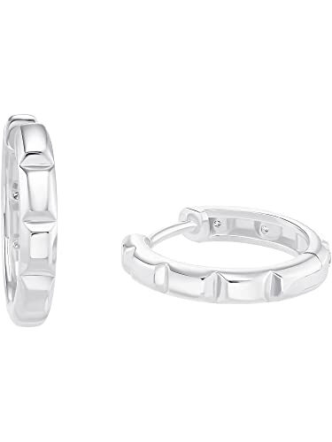 s.Oliver Creolen 925 Sterling Silber Damen Ohrschmuck 1 5 cm Silber Kommt in Schmuck Geschenk Box 2034244