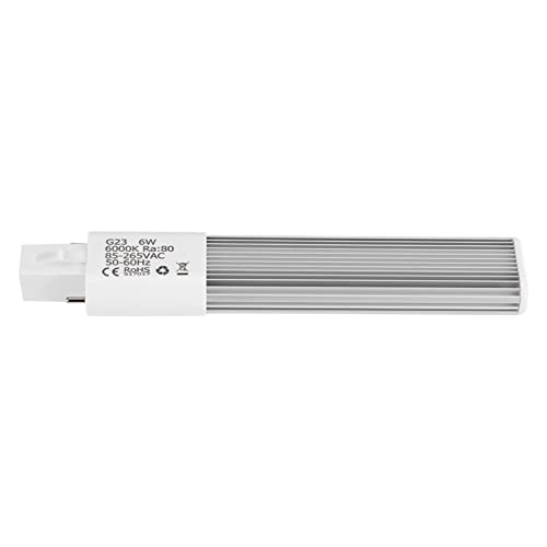 TYCIONG Kompakte LED-Lampe 6 W 2 Pins Einbauröhre horizontal Leuchtmittel Leuchte G23
