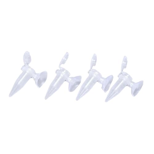 LOVIVER 4er-Set automatische Fischfutterautomaten für Aquarien Futterzubehör für Fischbecken Garneleneierfutterautomat 5ml