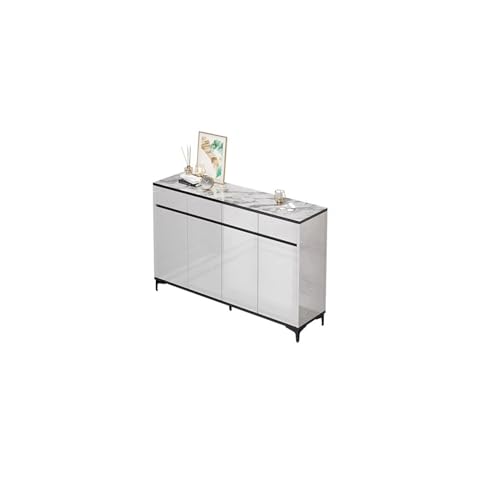 Luxuriöser lackierter Schuhschrank für den Heimgebrauch stilvoller Eingangsspeicher-Organizer platzsparendes kleines Schuhregal XXL für Flur und Eingang.