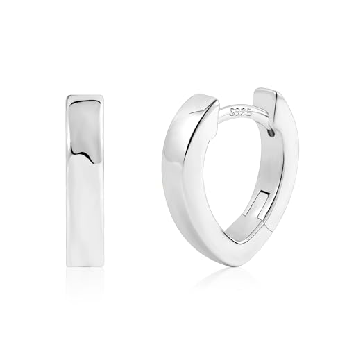 ALEXCRAFT Oval Eckige Huggie Knorpel Oval für Frauen Mädchen