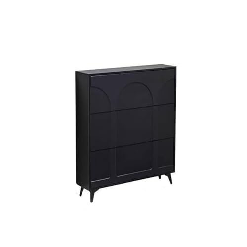 Schuhschrank für den Hauseingang stilvolles Wandregal platzsparender Eingangs-Organizer Wohnzimmer-Schuhregal kompakte Größe 80 cm ideal für Schuhe und Stiefel
