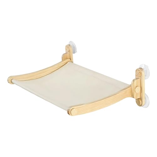 Katzen Fensterliege Innenbereich Katzen Fensterplatz Mit Saugnapf Robuste Liege Aus Holz Für Kätzchen Für Wohnung Wohnzimmer Schlafzimmer Und Ecke